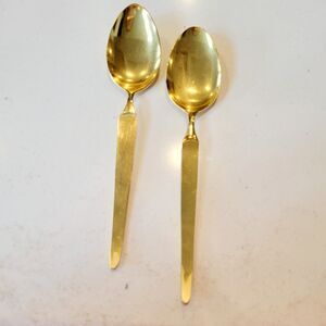 Vintage Stanley Roberts TEASPOONS Flatware Set of 2 Sienna